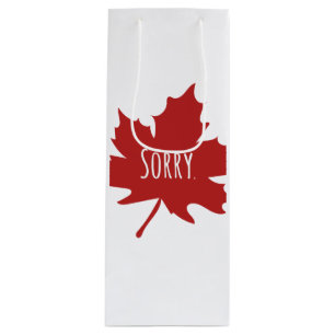 Sacola Para Vinho Funny Canadense
