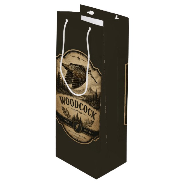 Sacola Para Vinho Galinhola  (Frente inclinada)