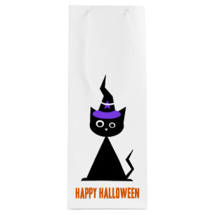 Sacola Para Vinho Gato Feliz de {halloween}