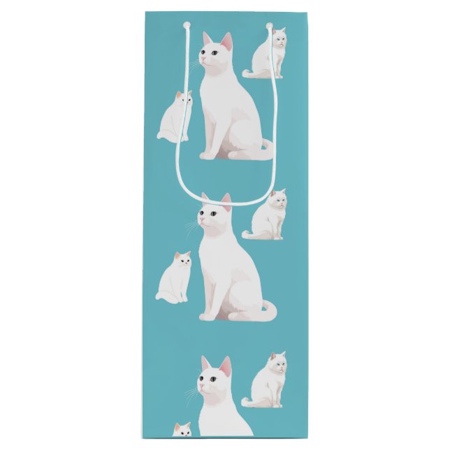 Sacola Para Vinho Gatos Demorados (Frente)