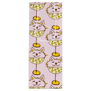 Sacola Para Vinho Gatos do sorvete II