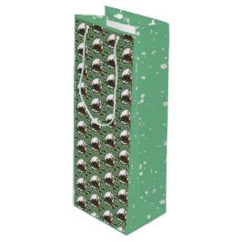 Sacola Para Vinho Gingerbread Man- Mint