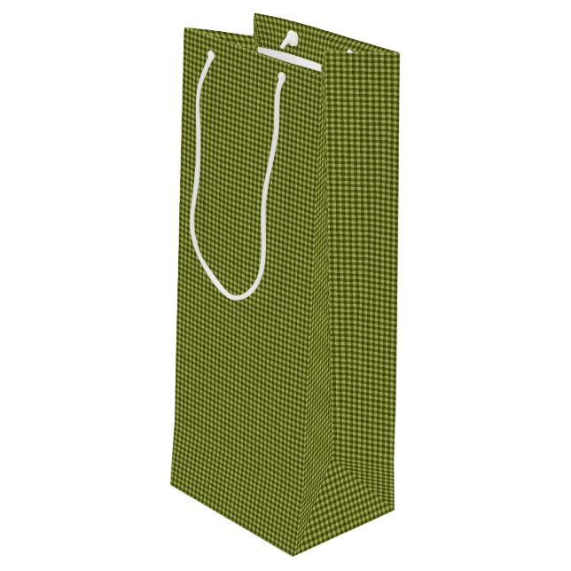 Sacola Para Vinho Gingham-WINE BAG (Verso inclinado)