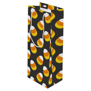 Sacola Para Vinho Halloween Candy Corn