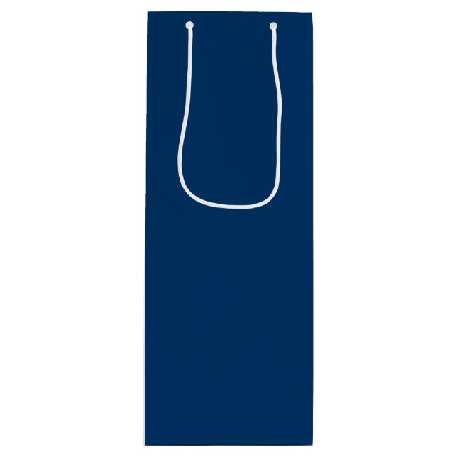 Sacola Para Vinho Hanukkah Star Midnight Blue (Frente)