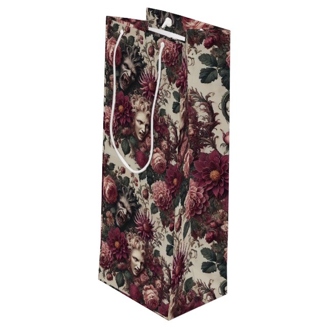 Sacola Para Vinho História de Sangue - Vitoriano Gótico (Verso inclinado)