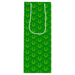 SACOLA PARA VINHO HORSESHORES CELTICOS IRLANDESES BRIGHT VERDE