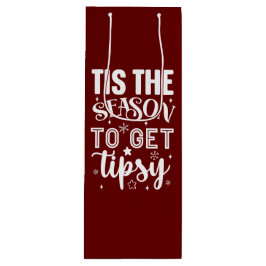 Sacola Para Vinho Hostess Gift Natal