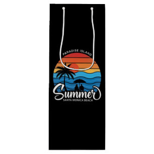 Sacola Para Vinho Ilha do Paraíso Praia de Santa Mônica-35307