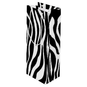Sacola Para Vinho Impressão Zebra