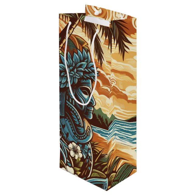 Sacola Para Vinho Isla Culture Gift Bag 10 (Verso inclinado)