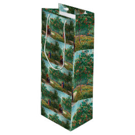 Sacola Para Vinho Jardim Van Gogh em Montmartre com amantes