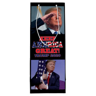 Sacola Para Vinho Keep America Excelente Trump 2020