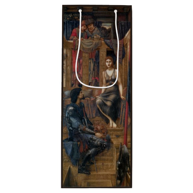 Sacola Para Vinho King Cophetua e Beggar Maid (por Burne-Jones) (Frente)