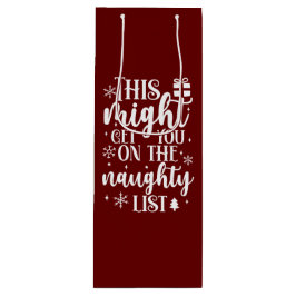 Sacola Para Vinho Lista travessa