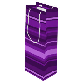 Sacola Para Vinho Listras roxas