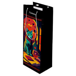 Sacola Para Vinho Livros De Gato E Vinho