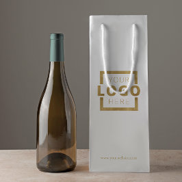 Sacola Para Vinho Logotipo personalizado da empresa Compra de Promoc
