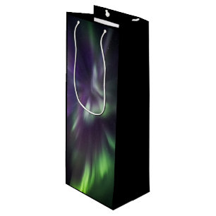 Sacola Para Vinho Luzes Nortes coloridas