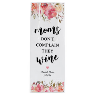 Sacola Para Vinho Mãe Engraçada Personalizada