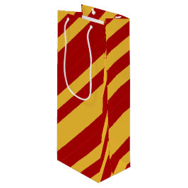 Sacola Para Vinho Mago Vermelho e Dourado