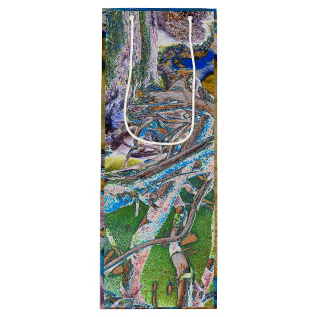 Sacola Para Vinho Mangrove Root Wine Gift Bag (Frente)