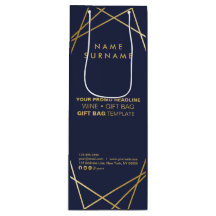 Marketing Geométrico Dourado Moderno