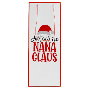 Sacola Para Vinho Me Chame De Nana Claus-56768