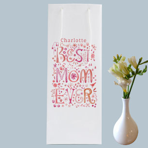 Sacola Para Vinho Melhor Mãe Nunca Personalizada