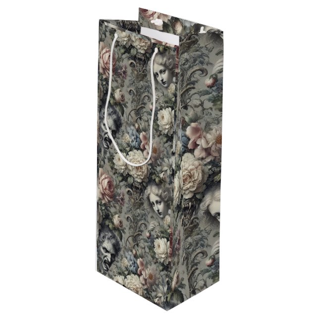 Sacola Para Vinho Meu doce Fang - Vitoriano gótico (Frente inclinada)