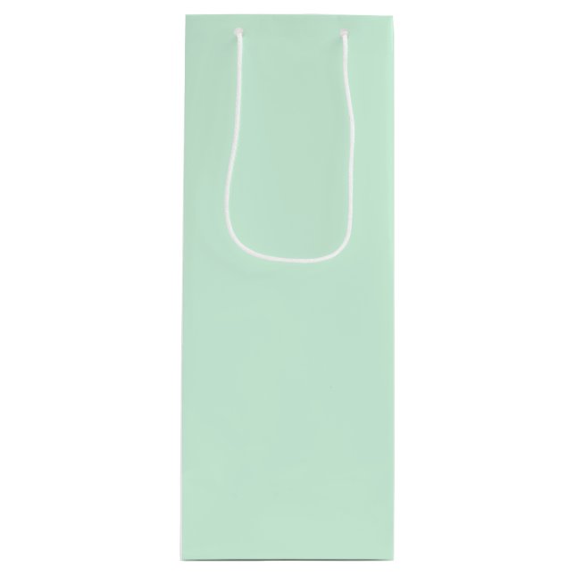 Sacola Para Vinho Mint Gift Bag (Frente)
