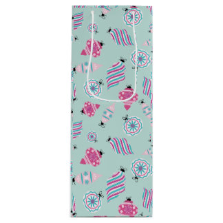 Sacola Para Vinho Mint Jolly Baubles Wine Gift Bag