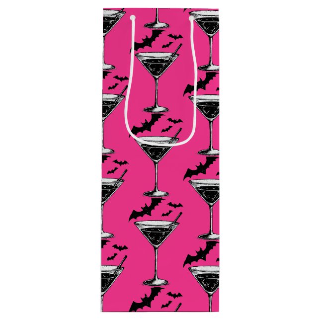 Sacola Para Vinho Morcegos Martini (Frente)