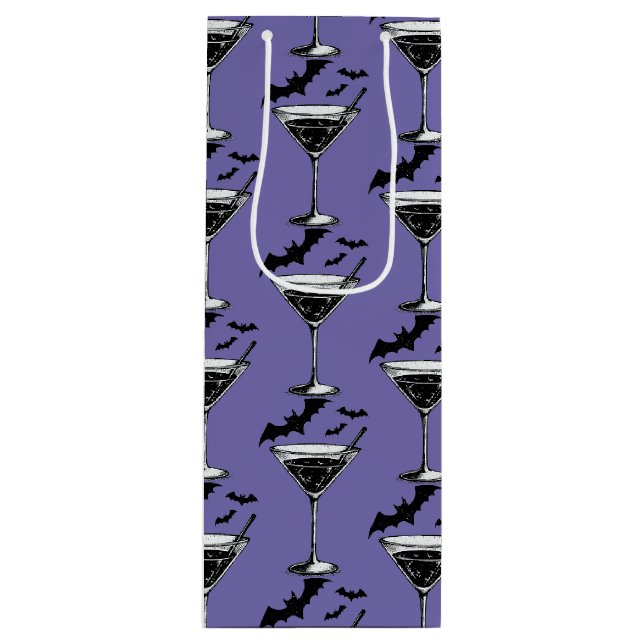 Sacola Para Vinho Morcegos Martini (Frente)