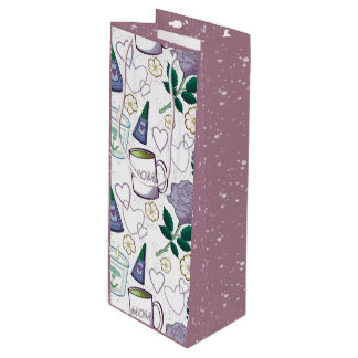 Sacola Para Vinho Mother's Day Lavender