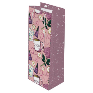 Sacola Para Vinho Mother's Day Rose