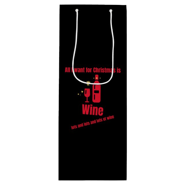 Sacola Para Vinho Muitas e muitas (Frente)