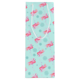 Sacola Para Vinho Na moda Rosa Flamingo, Flamingo, Flaço de Natal