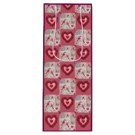 Sacola Para Vinho Namorados - Saco do presente de vinho