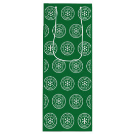 Sacola Para Vinho Não Abrir Até O Natal Verde