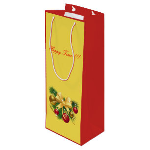 Sacola Para Vinho Natal