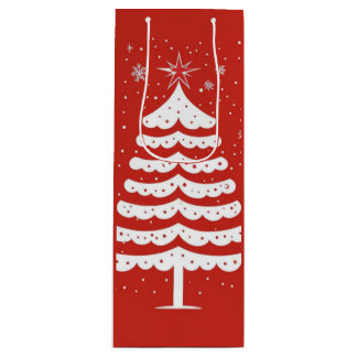 Sacola Para Vinho Natal moderno