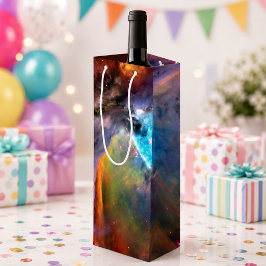 Sacola Para Vinho Nebulosa Espacial Galáxia de Órion