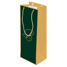 Nome com Letra Elegante em Verde e Dourado