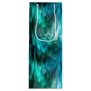 Sacola Para Vinho nonpareil kelpie teal: