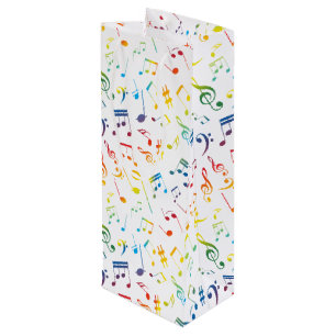 Sacola Para Vinho Notas Musicais 4
