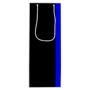 Sacola Para Vinho O Estilo Vertical da Linha Azul-Fino Simbólico
