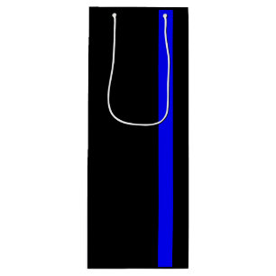 Sacola Para Vinho O vertical fino simbólico de Blue Line
