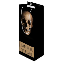 Sacola Para Vinho Obrigados para o convite