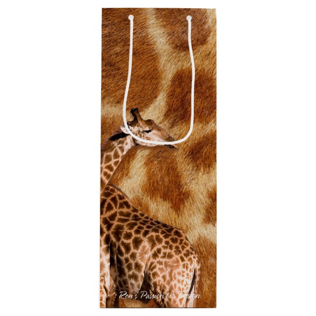 Sacola Para Vinho Opções Giraffe 1A (Frente)